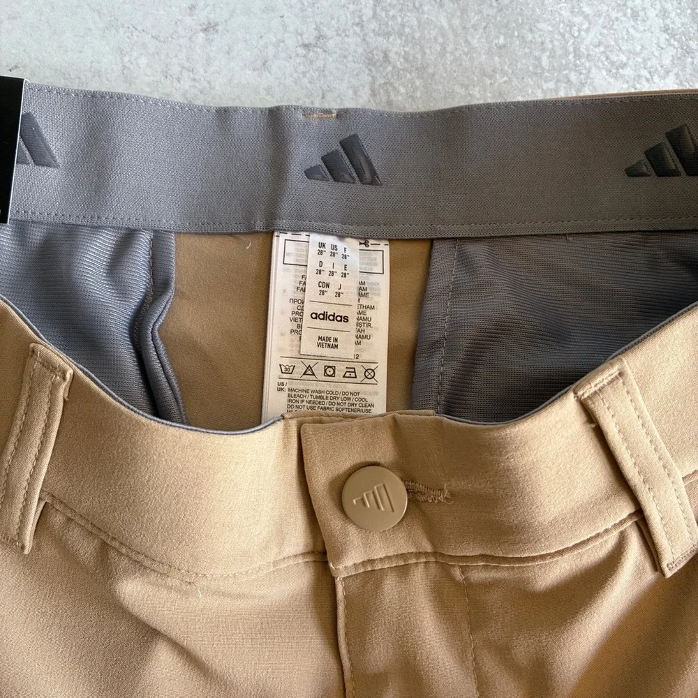 Adidas Utility 10” Short Tan Khaki Golf 28